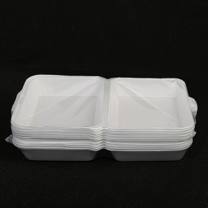 FOAM LUNCH BOX LB2 Q PAC 1 x 25 PCS