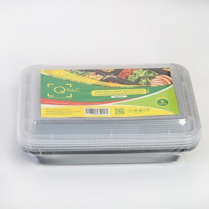 MICROWAVE BLACK BASE CONTAINER RE-32 1 x 5 PCS